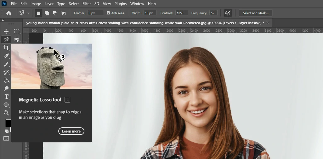 Using the Lasso Tool